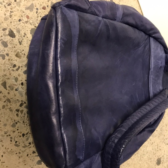 MCM Backpack. Purple leather, Silver - Picture 10 of 11